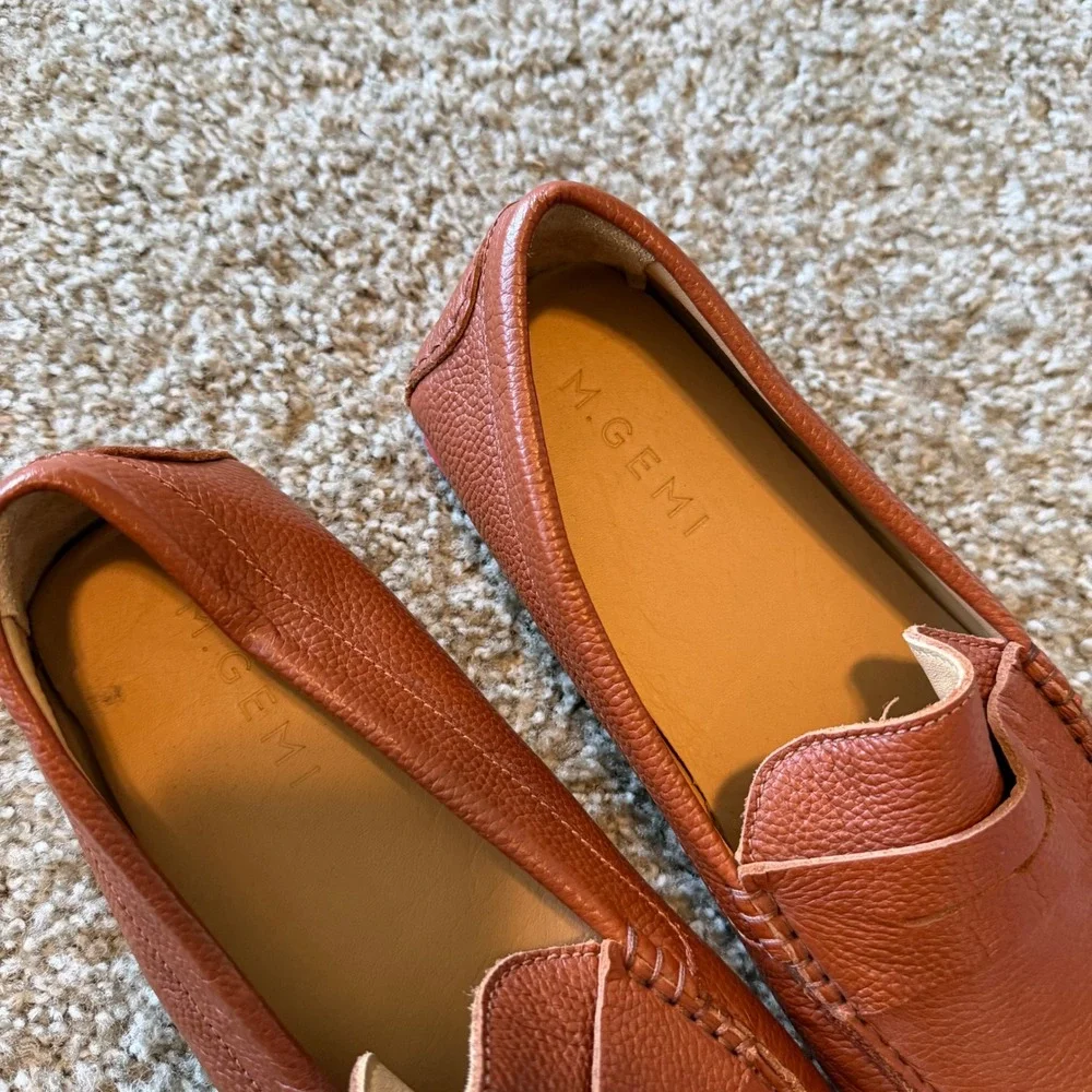 M.Gemi The Pastoso Uomo driving loafers 43 moccasin leather classic preppy